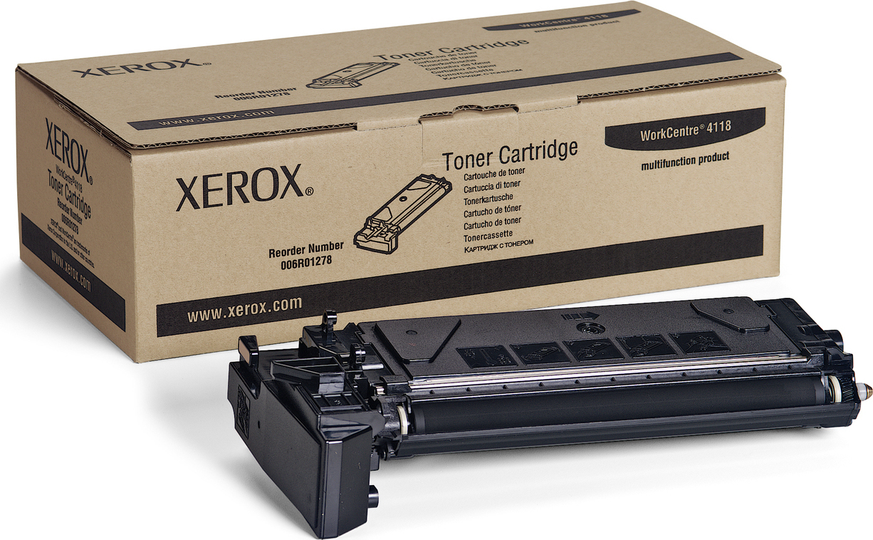 Compatible 006R01278 XEROX toner Black high yield  for WorkCentre WC 4118