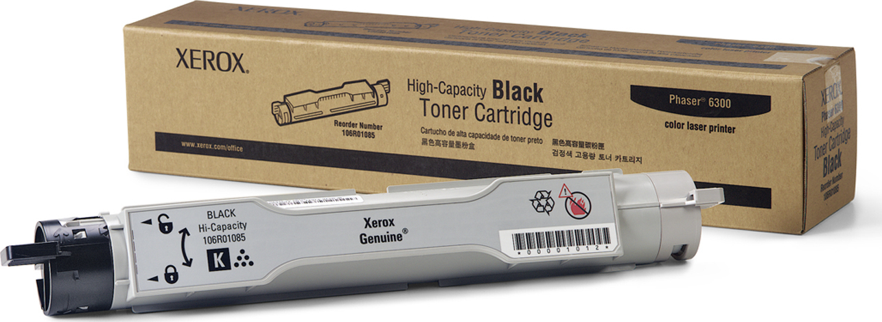 Συμβατό 106R01085 XEROX toner Black high yield  για Phaser 6300 / 6350