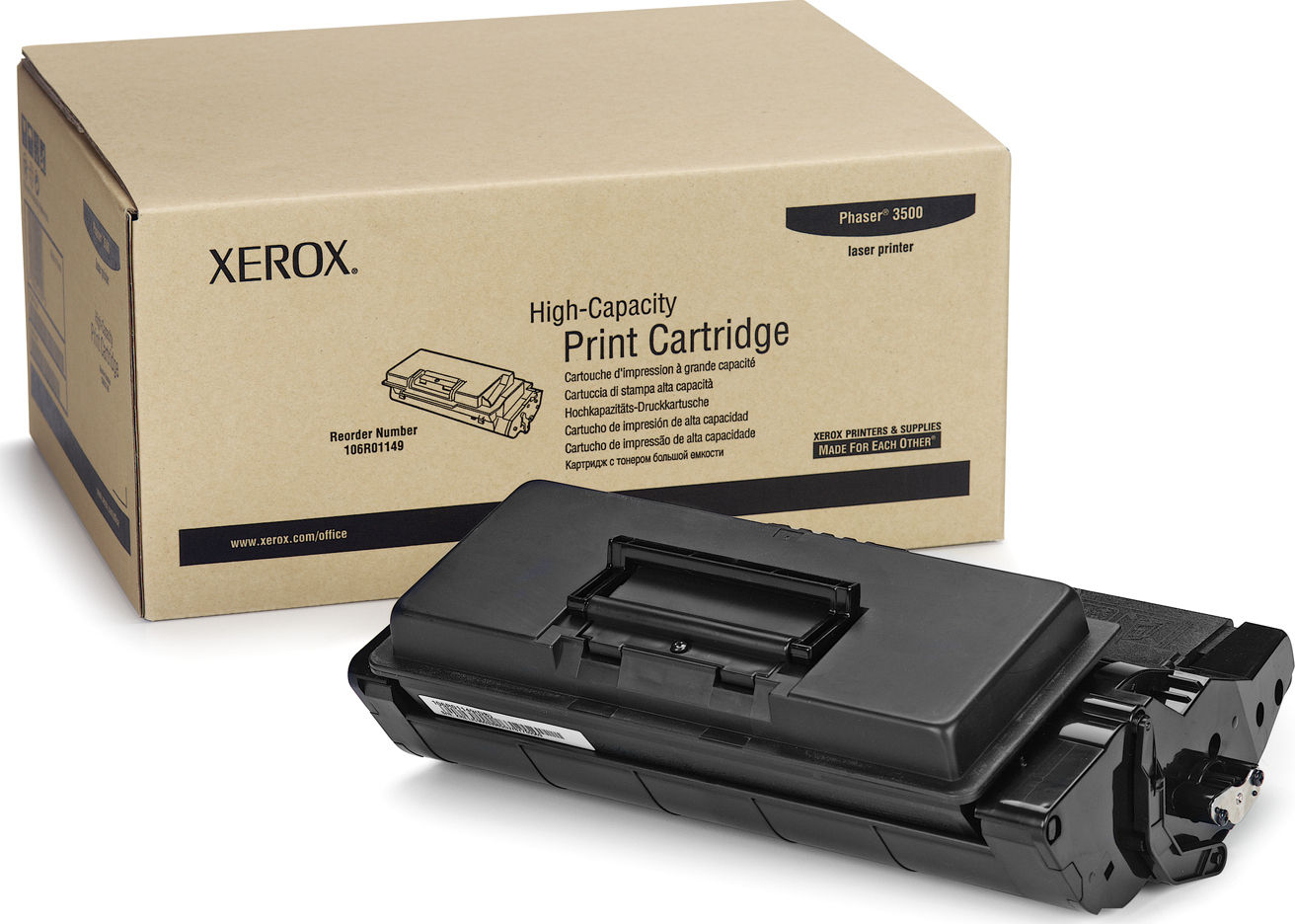 Compatible 106R01149 XEROX toner Black high yield  for 3500 HC