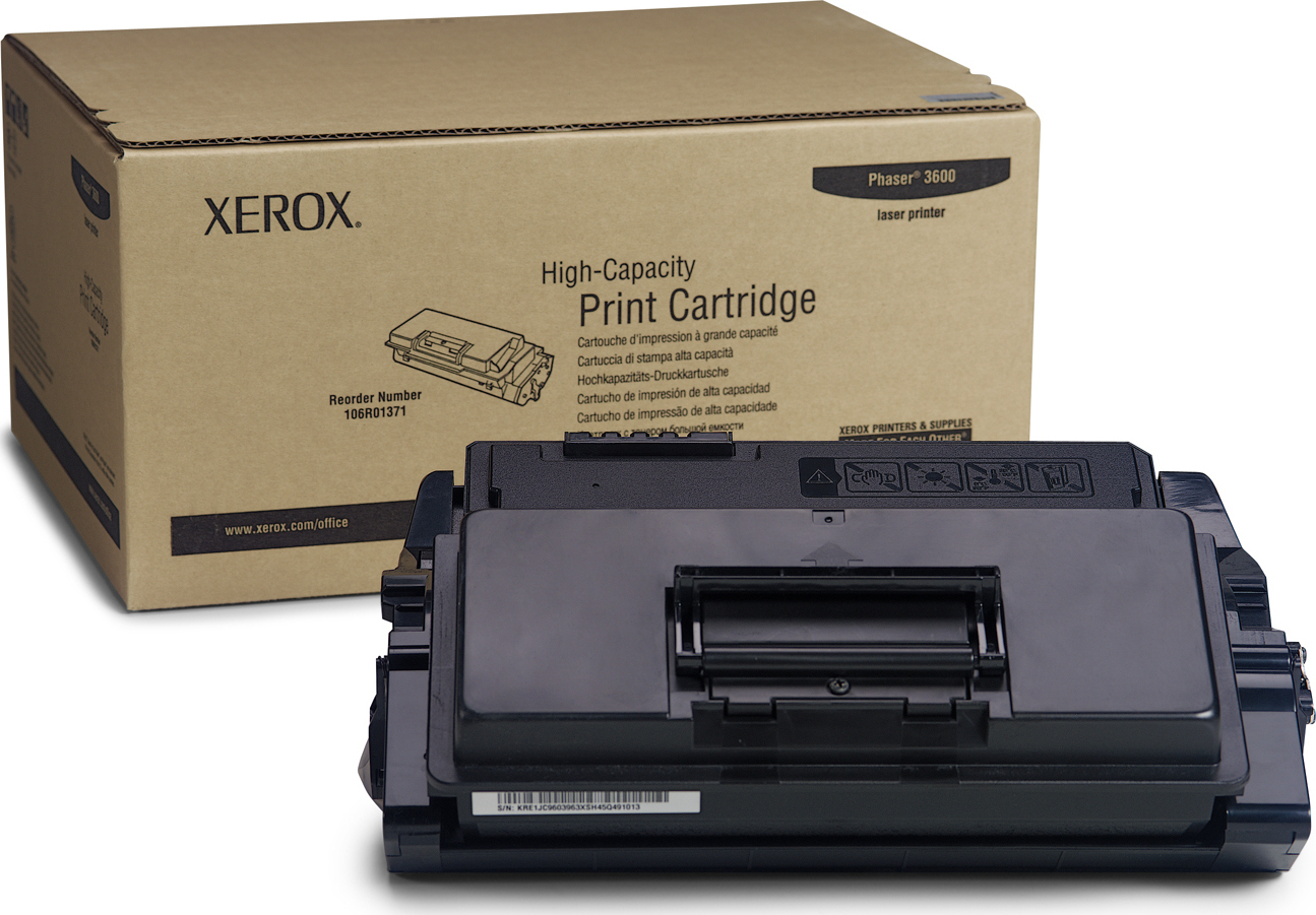 Compatible 106R01371 XEROX toner Black high yield  for Phaser 3600 HC