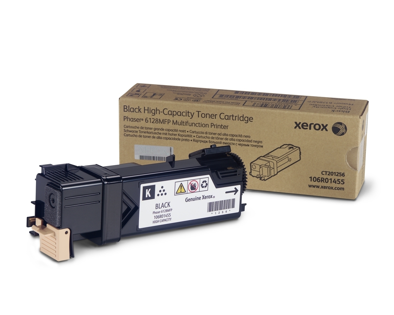 Compatible 106R01455 XEROX toner Black  for Phaser 6128 MFP