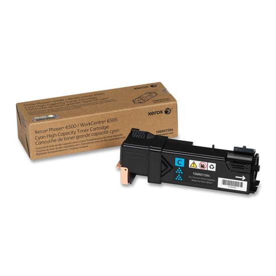 Compatible 106R01594 XEROX toner Cyan  for Phaser 6500 / 6505