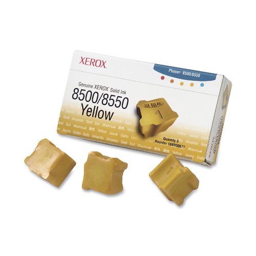 Compatible 108R00671 Yellow - 3 sticks toner for XEROX Phaser 8500/ 8550