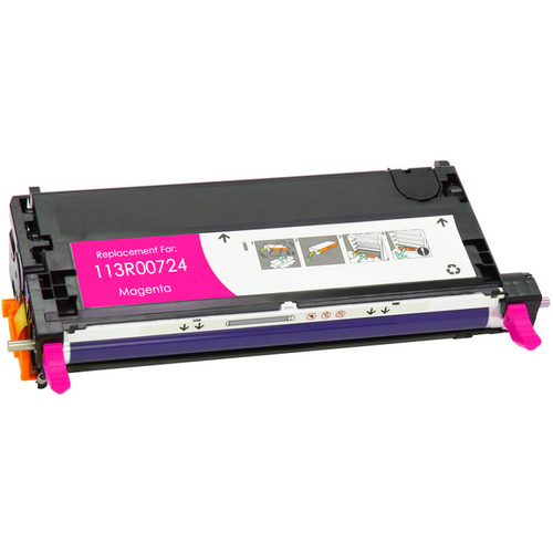 Compatible 113R00724 XEROX toner Magenta high yield  for Phaser 6180