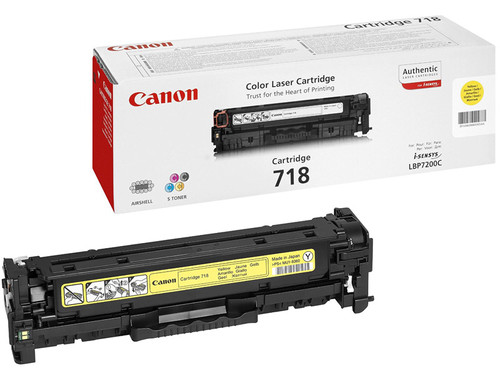 Συμβατό 718Y/ 2659B002 Canon toner Yellow  για Laser Colour CRG-718/ CRG718/ LBP7200/ 7660/ 8340/ 8330/ 8350/ 8360/ 8380