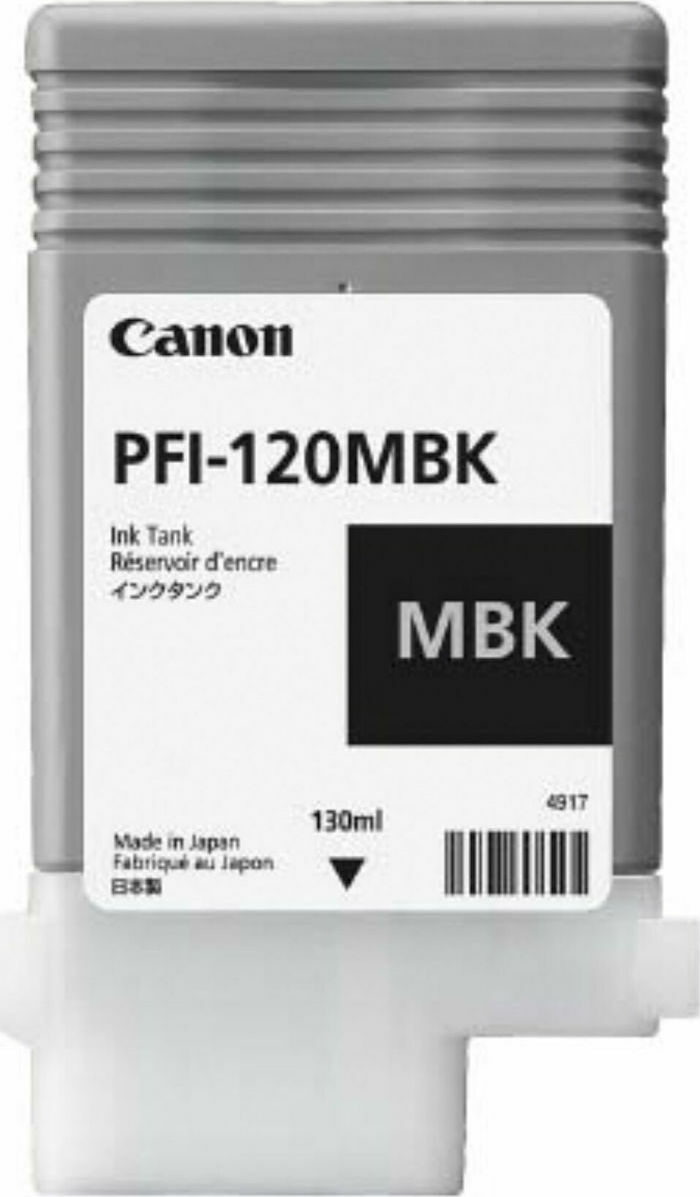 Compatible 2884C001/ PFI-120MBK Matte Black Pigment cartridge - No 120 for Canon TM-200 / TM-205/ TM-300/ TM-305 mfp 