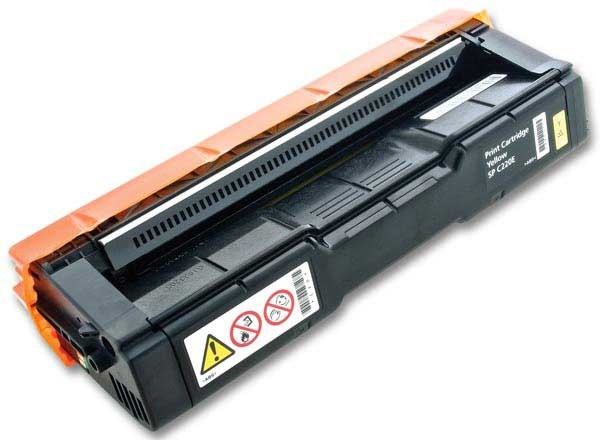 Compatible 407643 Yellow toner for Ricoh Aficio SPC220/ SPC221/ SPC222