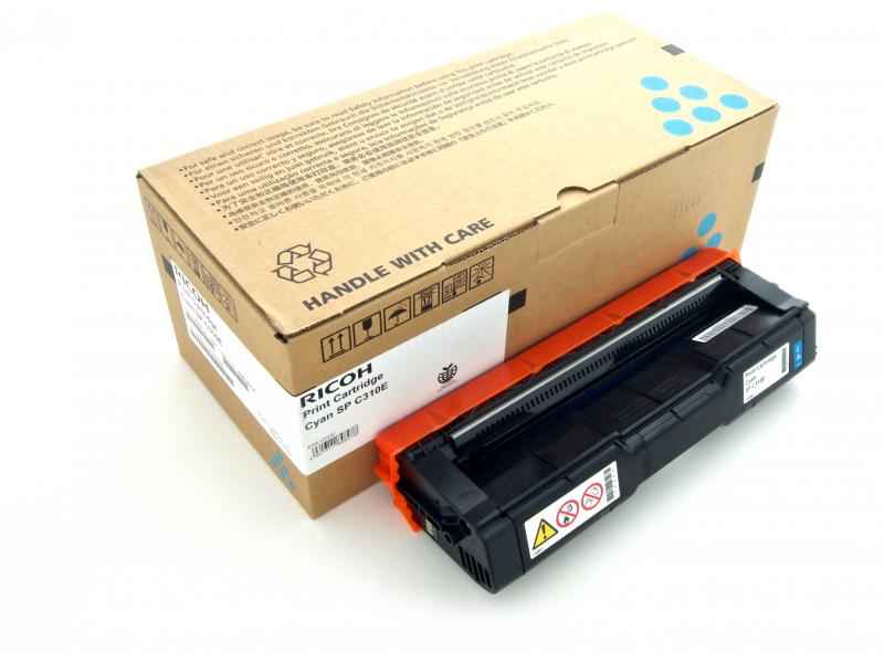 Compatible 407645 Cyan toner for Ricoh Aficio SPC220/ SPC221/ SPC222