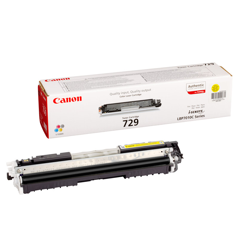 Compatible 729Y/ 4367B002 Yellow toner for Canon CRG-729/ CRG729/ LBP 7010C/ LBP 7018C