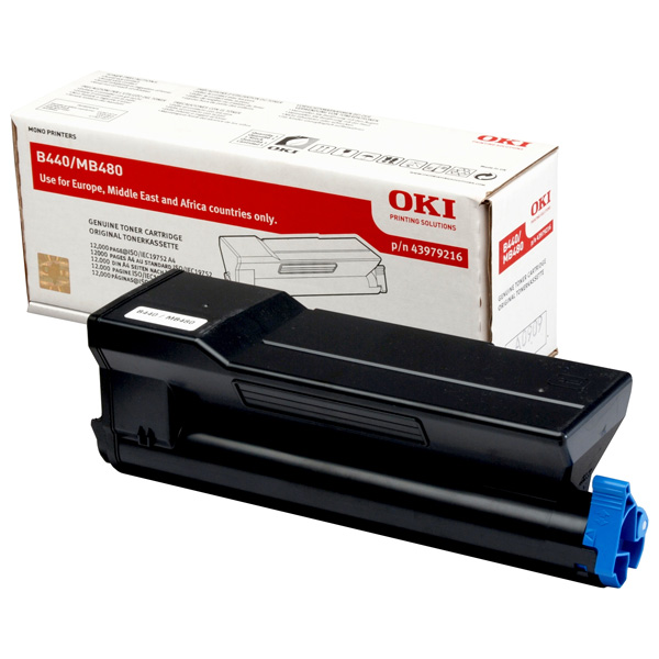 Compatible 43979216 OKI toner Black  for B440 / MB480