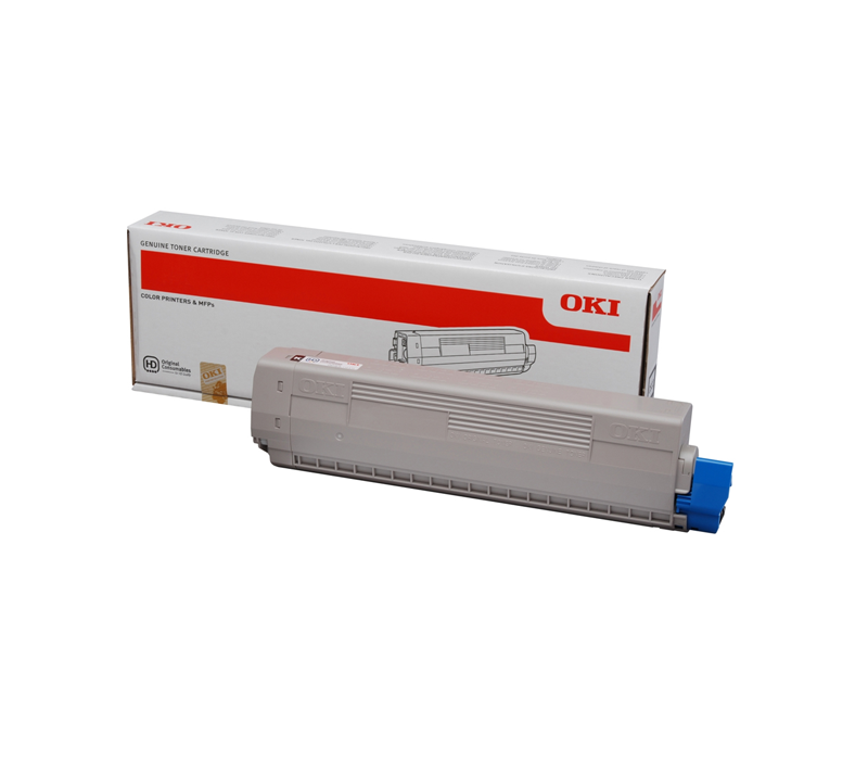 Compatible 44844616 Black toner for OKI C822