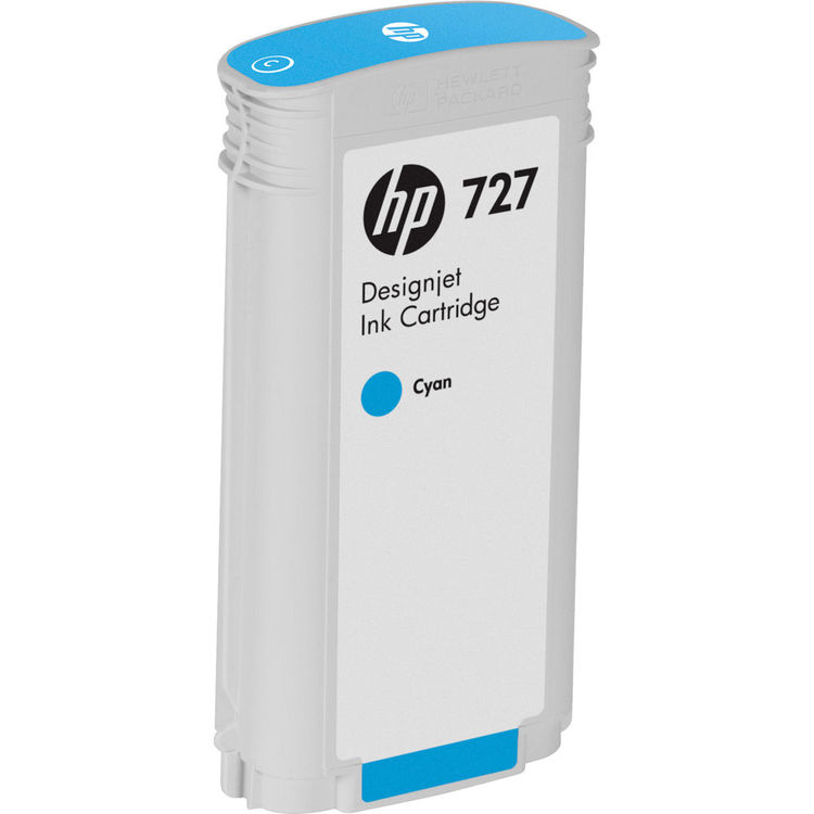 Compatible B3P19A No. 727 - Cyan for Hp Plotter T920/ T1500/ T2500