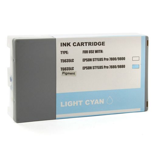 Compatible T6035/ C13T603500 Light Cyan high yield cartridge for Epson Stylus Pro 7400/ 7880/ 9400/ 9880