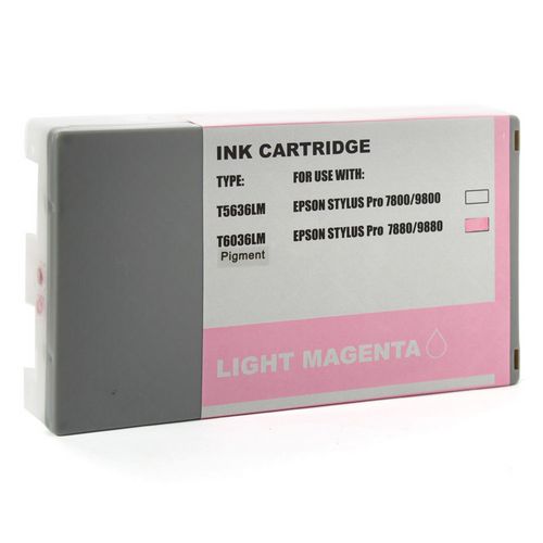 Compatible T6036/ C13T603600 Light Vivid Magenta high yield cartridge for Epson Stylus Pro 7400/ 7880/ 9400/ 9880