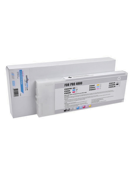 Συμβατό T606200/ C13T606200 Cyan high yield cartridge για Epson Stylus Pro 4880