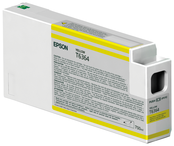 Συμβατό T636400/ C13T636400 Yellow high yield cartridge για Epson Stylus Pro 7700/ 7710/ 7890/ 7900/ 7910/ 9700/ 910/ 9890/ 9900/ 9910 Ultrachrome K3/ HDR