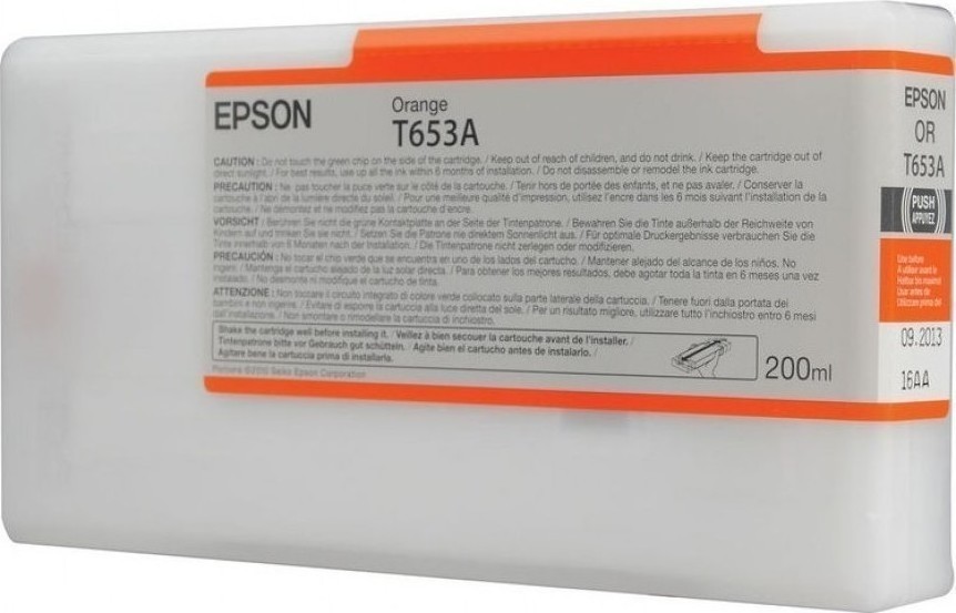 Compatible T653A00/ C13T653A00 Orange high yield cartridge for Epson Stylus Pro 4900