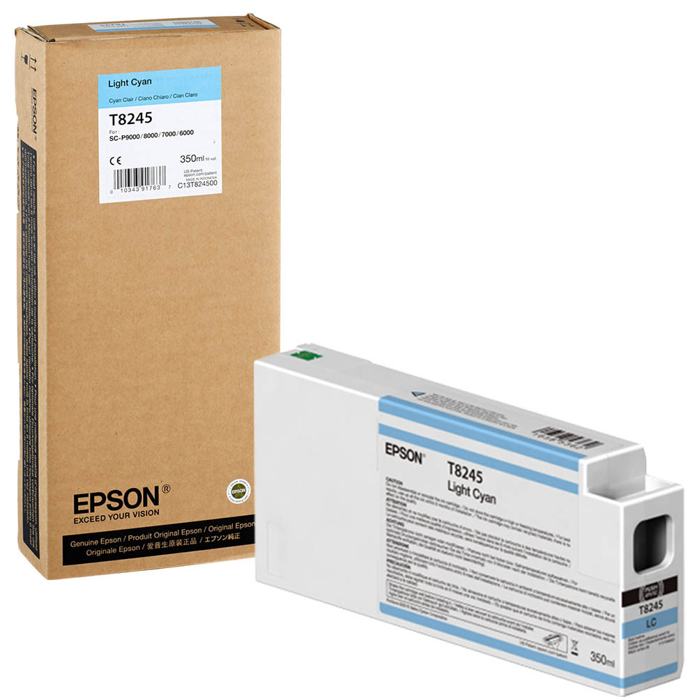 Compatible T804500/ C13T804500 Light Cyan high yield cartridge for Epson SurColor SC-P6000/ SC-P7000/ SC-P8000/ SC-P9000 Ultrachrome HDX/HD