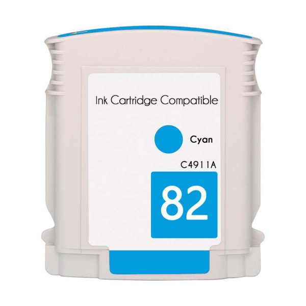 Compatible C4911A No. 82 - Cyan for Hp Plotter 500 / 510 / 800 series