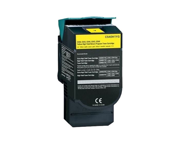 Συμβατό C540H1YG / C540H2YG Toner Yellow για Lexmark C540 / C543 / C544 / C546 / X543 / X544 / X546 / X548