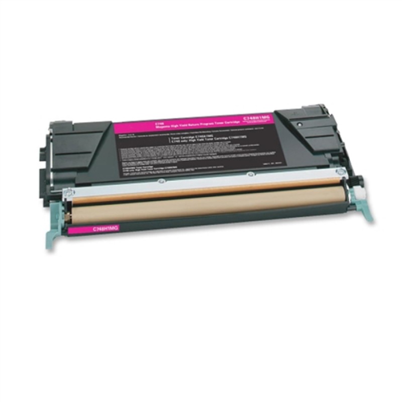 Compatible C746A1MG Lexmark toner Magenta  for C746 / C748/ X746/ X748