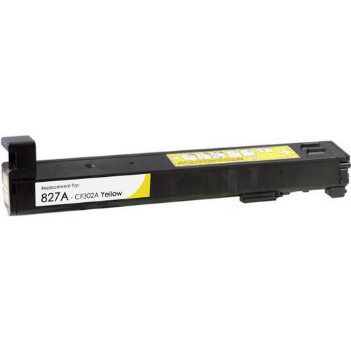 Compatible CF302A ( 827A ) Hp toner Yellow  for Laser Colour PRO M880z MFP