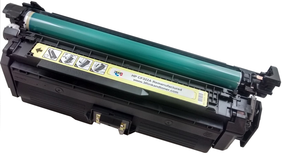 Compatible CF322A Hp toner Yellow 653A  for Laser Colour PRO M680 MFP