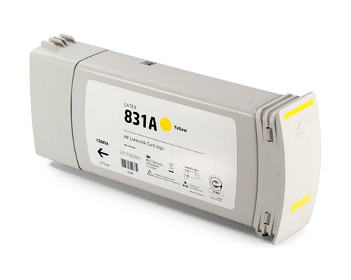 Συμβατό No.831 - CZ685A Yellow Polymer Pigment ink για HP L300/ L310/ L330/ L360/ L370/ L560/ L570 Latex Plotter