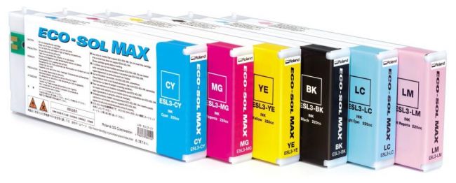 Compatible ESL4-4BK Black high yield cartridge -  for Rolland EcoSol Max2 (Eco Solvent) VersaCamm VS-I series / SolJet Pro4 XR-640/ SolJet Pro4 XF-640/ VersaEXPRESS RF-640