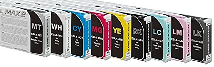 Compatible ESL4-4CY Cyan high yield cartridge -  for Rolland EcoSol Max2 (Eco Solvent) VersaCamm VS-I series / SolJet Pro4 XR-640/ SolJet Pro4 XF-640/ VersaEXPRESS RF-640