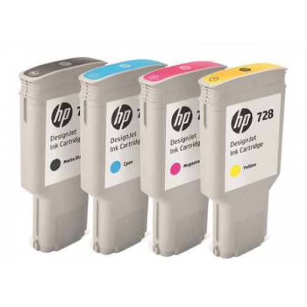 Compatible F9K15A Yellow high yield cartridge - No 728 for Hp T730/ T830