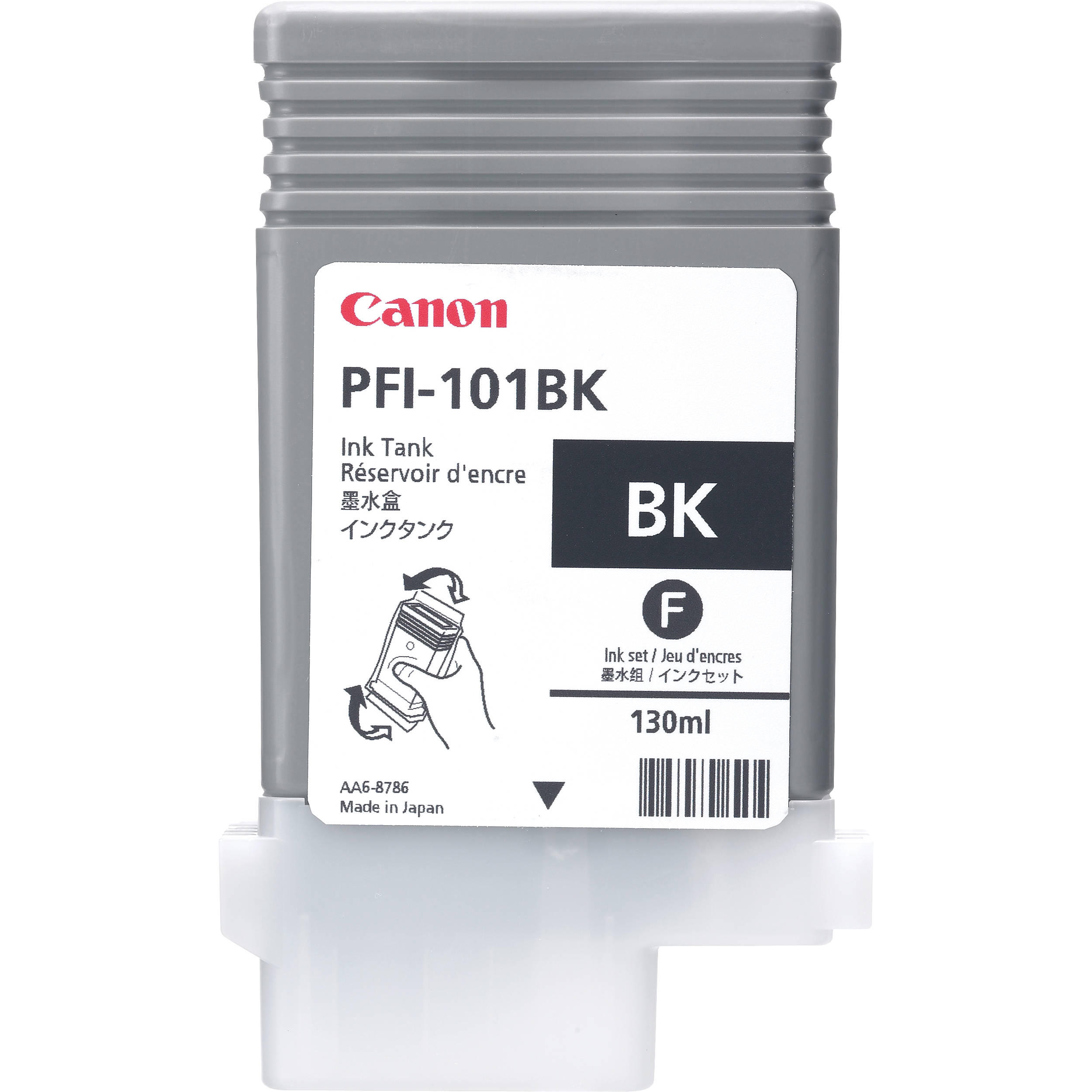 Συμβατό 0883B001/ PFI-101BK Black No. 101 cartridge για Canon iPF5000/ iPF6000s