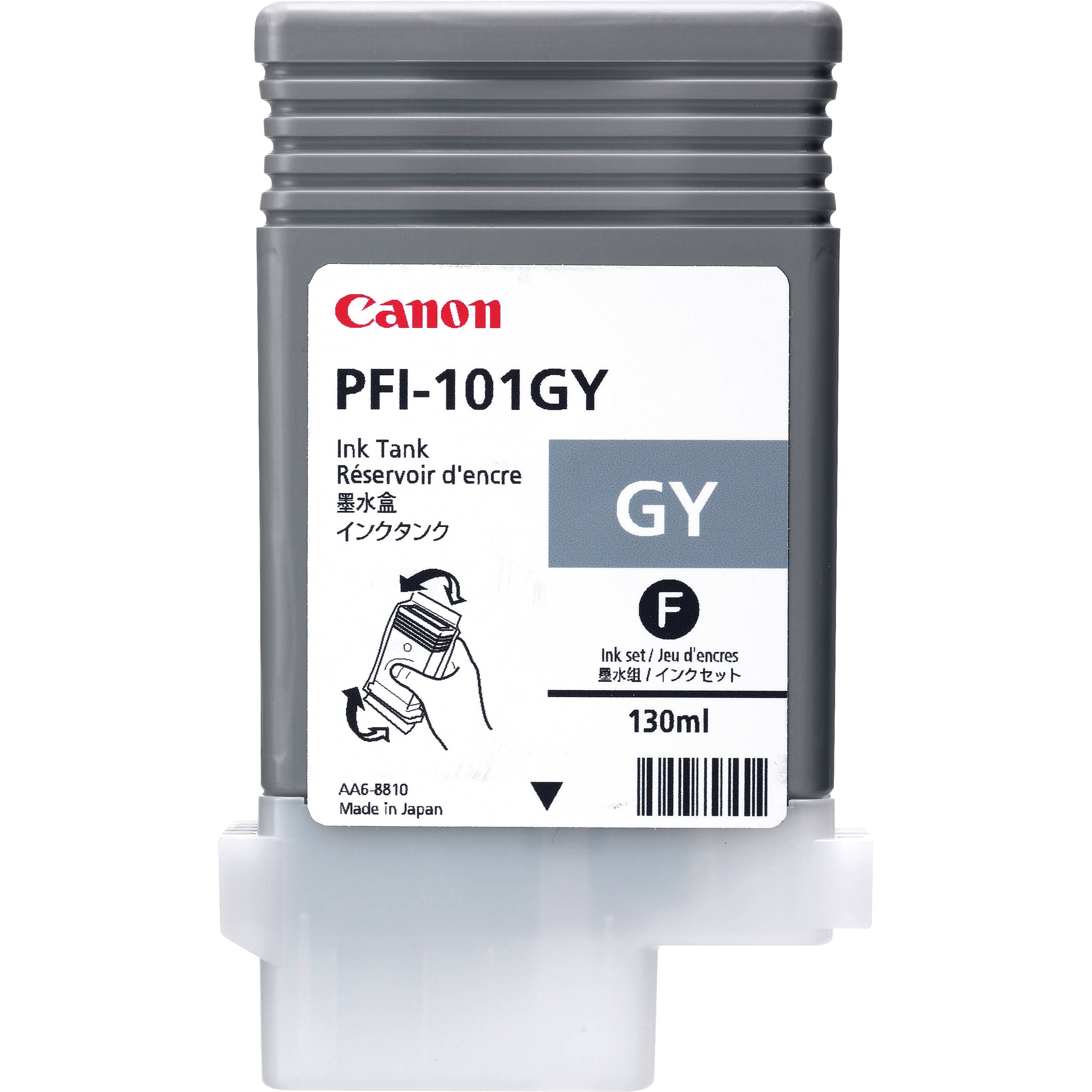 Compatible 0892B001/ PFI-101GY Grey No. 101 cartridge for Canon iPF5000/ iPF6000s