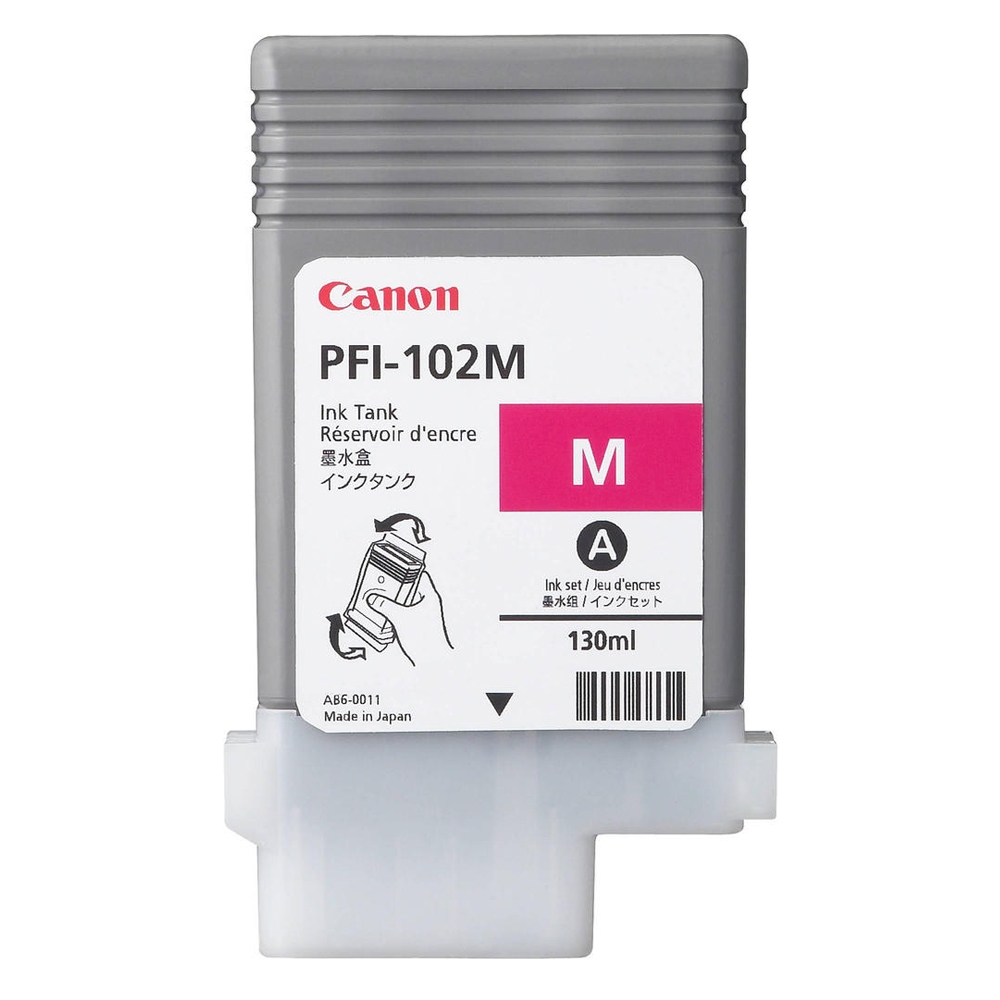 Συμβατό 0897B001/ PFI-102M Magenta Dye No. 102 cartridge για Canon iPF500/ iPF600/ iPF700/ iPF510/ iPF610/ iIPF710/ iPF720/iPF700/ iPF605/ iPF650/ iPF655/ iPF750/ iPF755/ iPF760/ iPF765/ LP17/ LP24