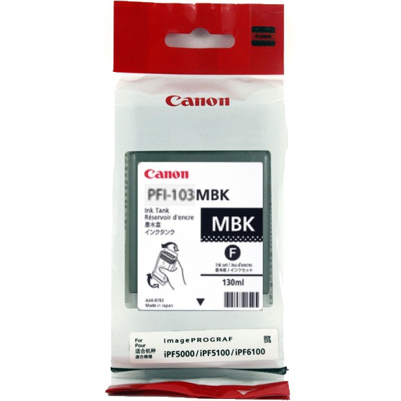 Compatible 2211B001/ PFI-103MBK Matte Black No. 103 cartridge for Canon iPF5100/ iPF6100/ iPF6200