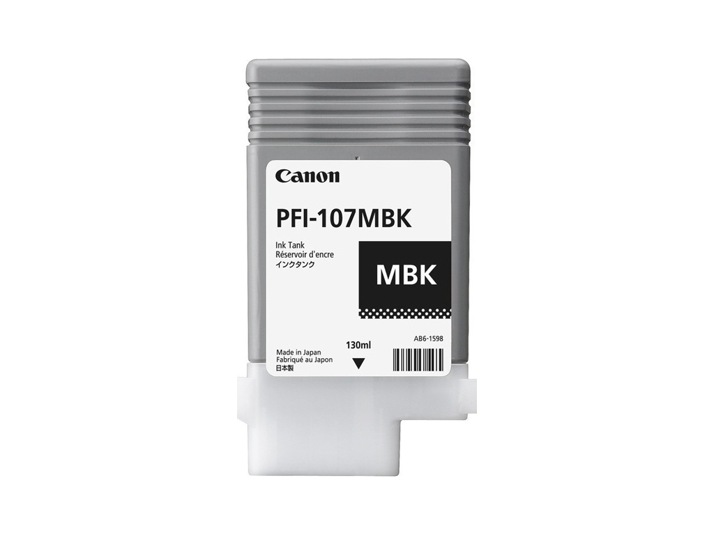 Συμβατό 6705B001/ PFI-107BK Black Dye No. 107 cartridge για Canon iPF680/ iPF685/ iPF780/ iPF785/ iPF670/ iPF77