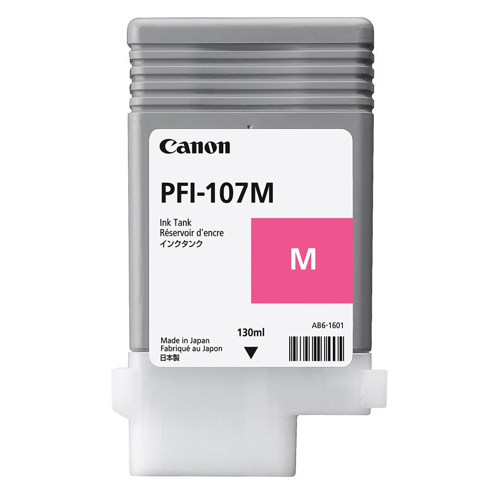 Compatible 6707B001/ PFI-107M Magenta Dye No.107 cartridge for Canon iPF680/ iPF685/ iPF780/ iPF785/ iPF670/ iPF77