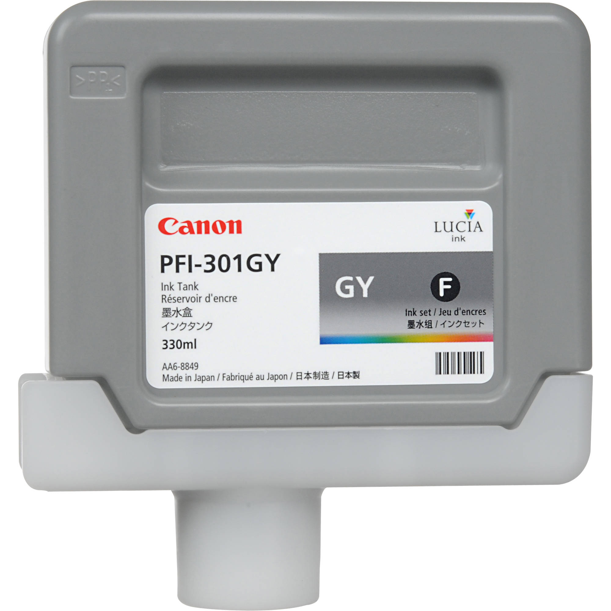 Compatible 1495B001/ PFI-301GY Grey No. 301 cartridge for Canon iPF8000/ iPF9000