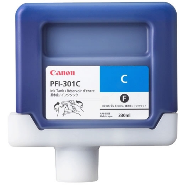 Compatible 1487B001/ PFI-302C Cyan No. 302 cartridge for Canon iPF8100/ iPF9100