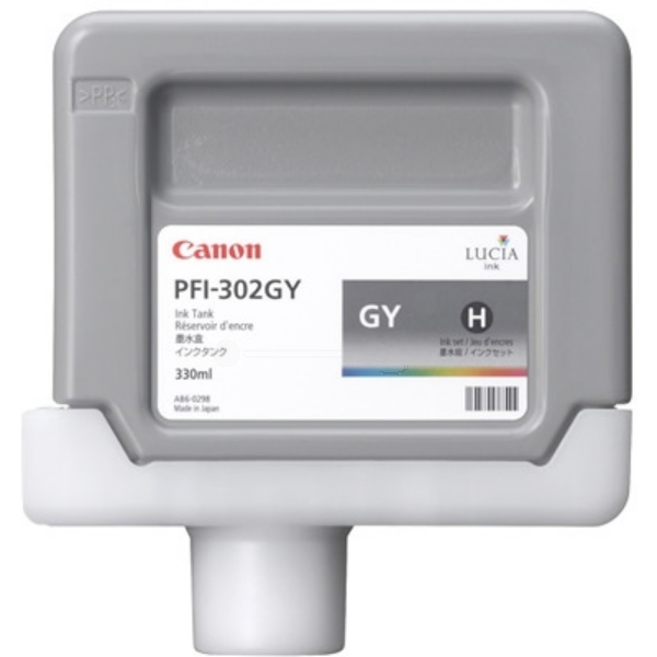 Compatible 2217B001/ PFI-302GY Grey No. 302 cartridge for Canon iPF8100/ iPF9100