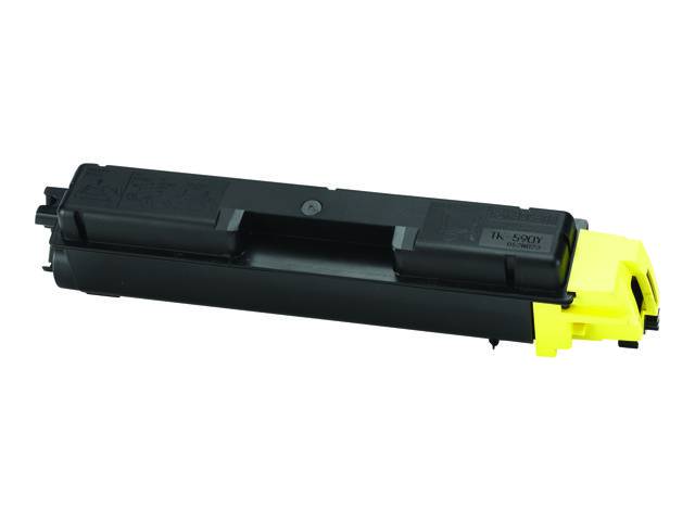 Compatible TK-590Y Kyocera Mita toner Yellow  for FS- 5250/ C2026/ C2126MFP/ C2526/ C2626 / TK590