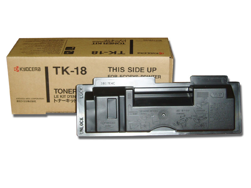 Compatible TK18 Kyocera Mita toner Black  for FS - 1018/ 1020/ 1118MFP/ TK-18