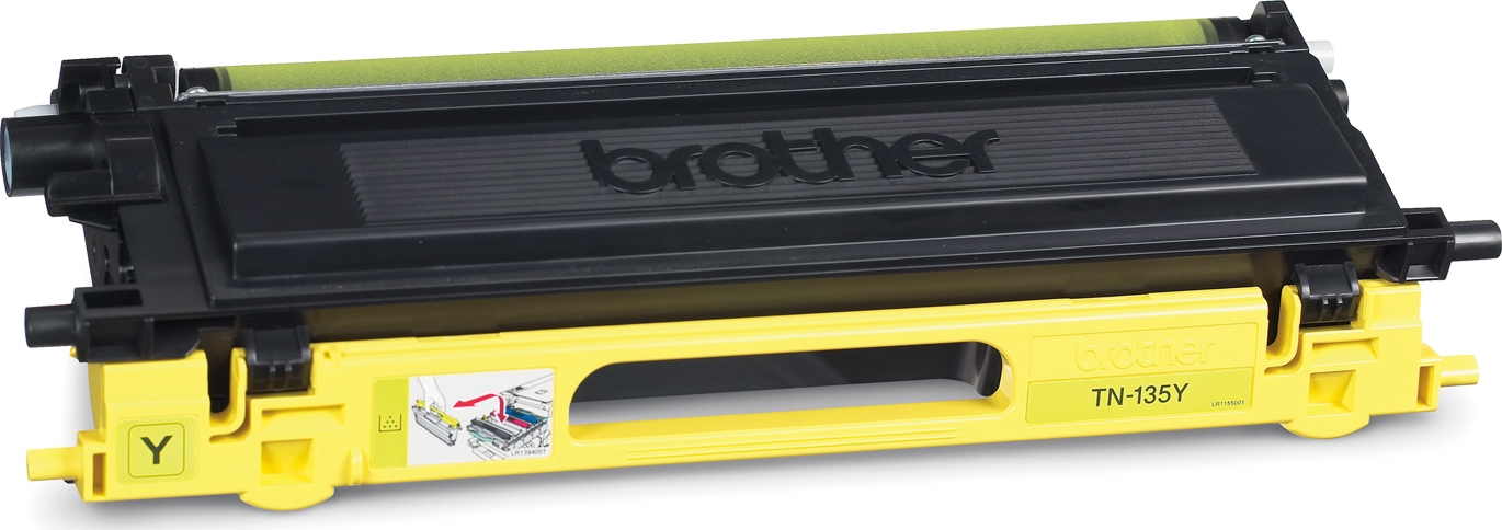 Compatible TN-135Y Brother toner Yellow high yield  for TN115/ TN135/ HL-4040/ HL-4050/ HL-4070/ DCP-9040/ DCP-9042/ DCP-9045/ MFC-9440/ MFC-9840
